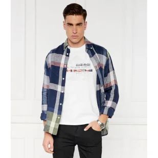 Napapijri T-shirt BLU MARINE Regular Fit - Koszulki męskie - miniaturka - grafika 1