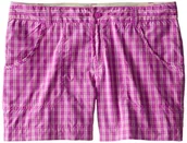 Spodenki damskie - Columbia Szorty unisex Silver Ridge Iii Columbia Silver Ridge III - Hyper Blue Plaid XL Foxglove krata XL - miniaturka - grafika 1