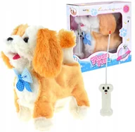 Zabawki interaktywne dla dzieci - Piesek interaktywny pies sterowany szczeniaczek chodzi szczeka - miniaturka - grafika 1