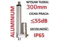 Napędy i siłowniki do bram - SIŁOWNIK ELEKTRYCZNY 12V SILNIK LINIOWY 300mm 1000N - miniaturka - grafika 1