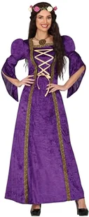 FIESTAS GUIRCA Kostium fioletowej pokojówki dla kobiet - Średniowieczna sukienka pokojówki - Kostiumy księżniczki królowej dla kobiet rozmiar M - Sukienki - miniaturka - grafika 1