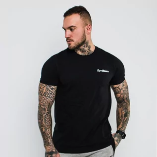 Koszulki sportowe męskie - GymBeam Koszulka Basic Black XXXL - grafika 1