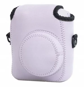 Miękki Futerał Etui Pokrowiec Case Osłona Neoprene Do Fujifilm Fuji Instax Mini 12 - Fioletowy - Paski, szelki, uprzęże foto - miniaturka - grafika 1