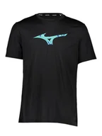 Koszulki sportowe męskie - Mizuno Koszulka sportowa "Core" w kolorze czarnym - miniaturka - grafika 1