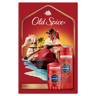 Old Spice zestaw Base Modern Captain: Deo stick 50 ml + Żel pod prysznic 250 ml - Zestawy kosmetyków męskich - miniaturka - grafika 1