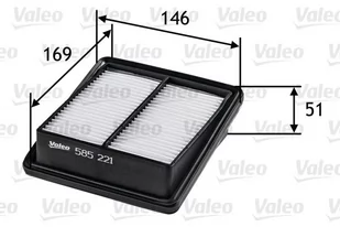 Filtr powietrza Valeo 585221 - Filtry powietrza - miniaturka - grafika 1