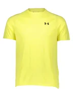 Koszulki sportowe męskie - Under Armour Koszulka sportowa "Tech" w kolorze żółtym - miniaturka - grafika 1