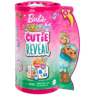 Barbie Cutie Reveal Chelsea Lalka Miś-Delfin Seria KostiuMalezja Zwierzaczki - Lalki dla dziewczynek - miniaturka - grafika 1