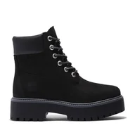 Półbuty damskie - Damskie Buty zimowe TIMBERLAND STONE STREET 6IN WP TB0A5RH50151 – Czarny - miniaturka - grafika 1
