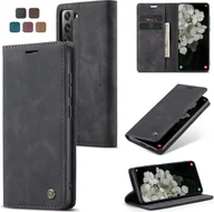 Etui i futerały do telefonów - Etui na telefon Samsung Galaxy S21 z klapką CaseMe - Czarny - miniaturka - grafika 1