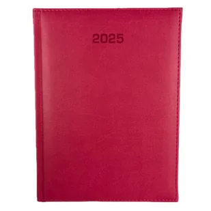 Kalendarz 2025 B5 tygodniowy FUKSJA RÓŻOWY - Kalendarze - miniaturka - grafika 1