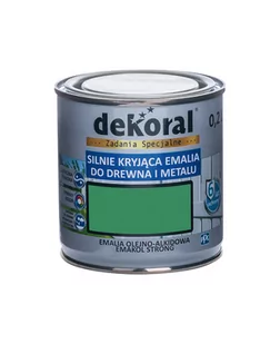 Dekoral Ppg Emakol Strong zielony liśc. 0,2l ABULAQ - Farby do metalu - miniaturka - grafika 1