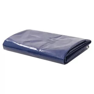 vidaXL Plandeka 650 g/m, 4 x 4 m, niebieska - Folie budowlane - miniaturka - grafika 1