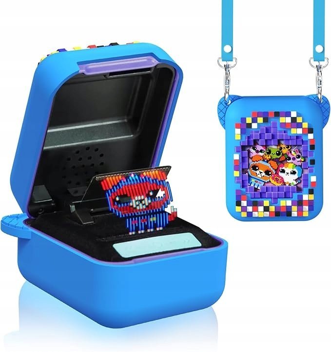 Etui ochronne sylikonowe pokrowiec na BITZEE + smycz NIEBIESKIE OSDUE