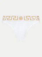 Majtki męskie - Versace Stringi AU100022 1A10011 Biały - miniaturka - grafika 1