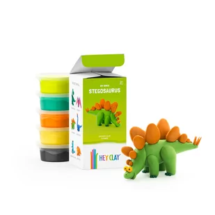Tm Toys Hey Clay - Stegozaur - - Zabawki kreatywne - miniaturka - grafika 1