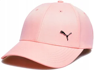 CZAPKA DAMSKA PUMA METAL Z DASZKIEM SWOOSH RÓŻOWA PINK METALOWE LOGO - Czapki i chusty sportowe męskie - miniaturka - grafika 1