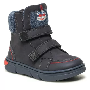 Kozaki damskie - Lasocki Kozaki KIDS - CI12-3116-10 Navy - grafika 1