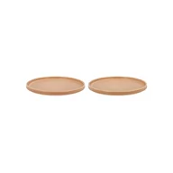 Talerze - Beżowe porcelanowe talerzyki deserowe zestaw 2 szt. ø 20,8 cm Fjord – Villa Collection - miniaturka - grafika 1