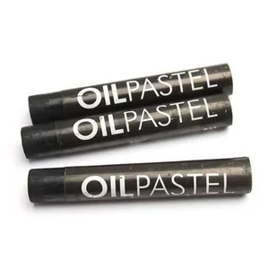 Kredki Pastele Olejne Gallery Mop 6Szt Czarne Tt5786 - Kredki, ołówki, pastele i pisaki - miniaturka - grafika 1