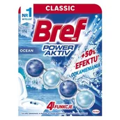 Środki do WC - Henkel Zawieszka do muszli WC Bref Power Aktiv Ocean Breeze 50 g - miniaturka - grafika 1