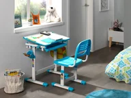 Biurka - Vipack, Comfortline, Biurko i Krzesło, Niebieski - miniaturka - grafika 1