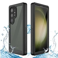 Etui i futerały do telefonów - D-Pro 360° Waterproof Case IP68 etui wodoodporne wodoszczelne do Samsung Galaxy S24 Ultra (Black) - miniaturka - grafika 1