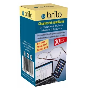 Brilo.eu Chusteczki nawilżane, 30 sztuk - Akcesoria do okularów - miniaturka - grafika 1