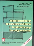 Książki o kulturze i sztuce - Obliczanie powierzchni i kubatury budynków - miniaturka - grafika 1