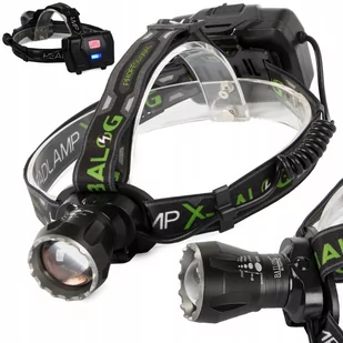 Latarka Czołowa Bailong Led Xhp160 Powerbank Zoom - Latarki - miniaturka - grafika 1