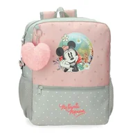 Plecaki - Joumma Disney Minnie Wild Nature Plecak Adaptacyjny Zielony 25x32x12 cms 9,9L Poliester, Zielony, Adaptacyjny plecak - miniaturka - grafika 1