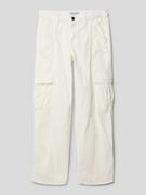 Spodnie i spodenki dla chłopców - Spodnie o luźnym kroju z zapięciem na guzik model ‘Karly’ - miniaturka - grafika 1