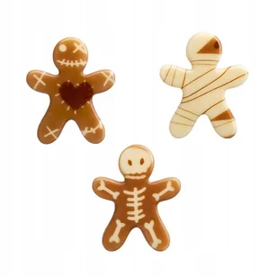 DEKORACJA CZEKOLADOWA - Halloween Mumie 3szt - Dodatki do ciast w proszku - miniaturka - grafika 1