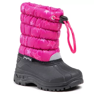 Buty dla dziewczynek - Śniegowce PLAYSHOES - 193015  Pink 18 - grafika 1