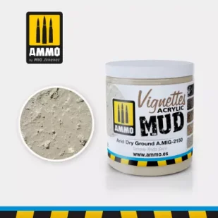 Ammo: Acrylic Mud - Vignettes - Arid Dry Ground - Akcesoria i części modelarskie - miniaturka - grafika 1