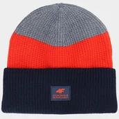 Czapki damskie - Czapka Dziecięca 4F Zimowa Beanie Czerwona 4FJWAW24ACAPM426 Czerwony - miniaturka - grafika 1