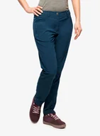 Odzież trekkingowa damska - Spodnie turystyczne damskie Vaude Skomer Pants II - dark sea - miniaturka - grafika 1