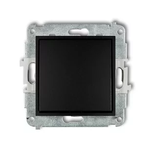 Karlik Łącznik pojedynczy MINI czarny 12MWPUS-1 - Wyłączniki światła i elektryczne - miniaturka - grafika 1
