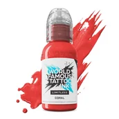 Wyposażenie studia tatuażu - Farba World Famous Limitless Tattoo Ink - Coral 30ml - miniaturka - grafika 1