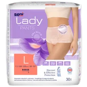 Bielizna lecznicza - Seni Lady Pants, majtki chłonne dla kobiet, Large, 100-135 cm, 30 sztuk - miniaturka - grafika 1