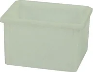Pojemniki przemysłowe - Artech Pojemnik magazynowy, wym. 40 x 30, kolor, atest na kontakt z żywnością biały - miniaturka - grafika 1