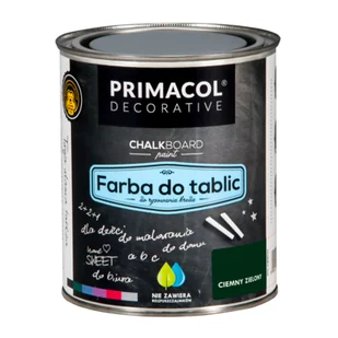 Farba do tablic zielona 0,75 l Primacol Decorative - Farby wewnętrzne - miniaturka - grafika 1