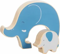 Puzzle - Układanka drewniana Stojący Słoń Goki - miniaturka - grafika 1