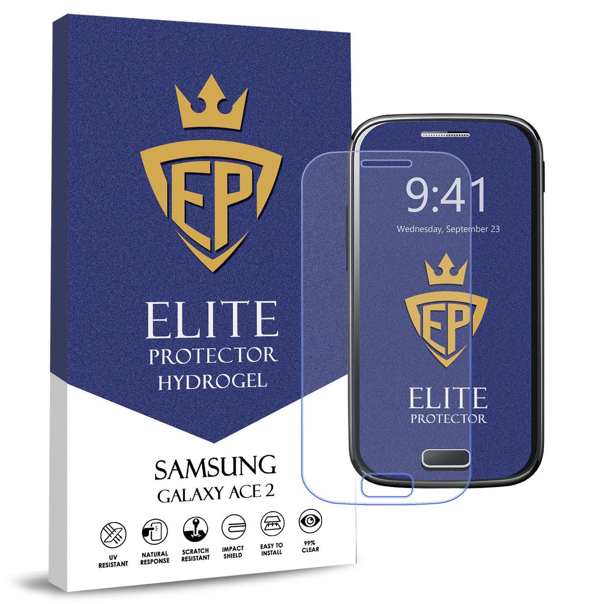 FOLIA 5D CAŁY EKRAN NA TELEFON DO SAMSUNG GALAXY ACE 2 HYDROŻELOWA ORYGINAŁ