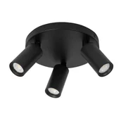 Lampy sufitowe - Sufitowa lampa potrójna RITMO 09942/13/30 tuby metalowe czarne - miniaturka - grafika 1