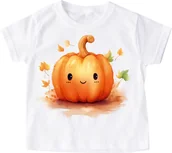 Koszulki dla dziewczynek - koszulka z dynią - wzór dynia10 - miniaturka - grafika 1