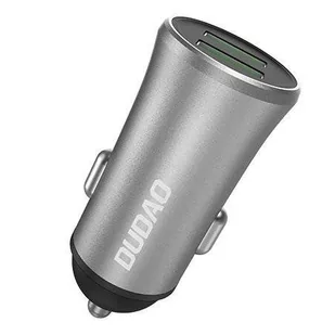 Dudao 3,4A ładowarka samochodowa 2xUSB srebrny R6S - Ładowarki samochodowe - miniaturka - grafika 1