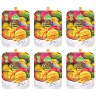 Koncentraty warzywne, przeciery - 6 x Przecier mango 100% 350 g Purena - miniaturka - grafika 1