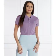Koszulki i topy damskie - POLO RALPH LAUREN Polo Julie | Slim Fit | pique - miniaturka - grafika 1