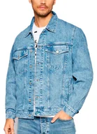 Kurtki męskie - Kurtka jeansowa Trucker DM0DM10843 Niebieski Oversize DM0DM10843 M - miniaturka - grafika 1